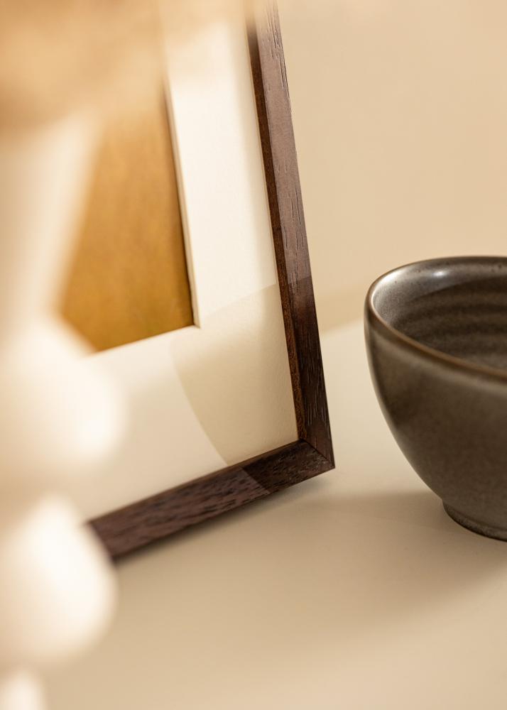 Okvir Ares Teak 28x35 cm - Paspartui Bijela 7x10 inča