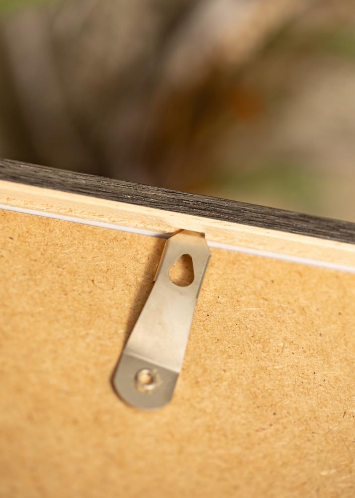 Okvir Ares sivi hrast 45x60 cm - Paspartui Bijela B3 353x500 mm