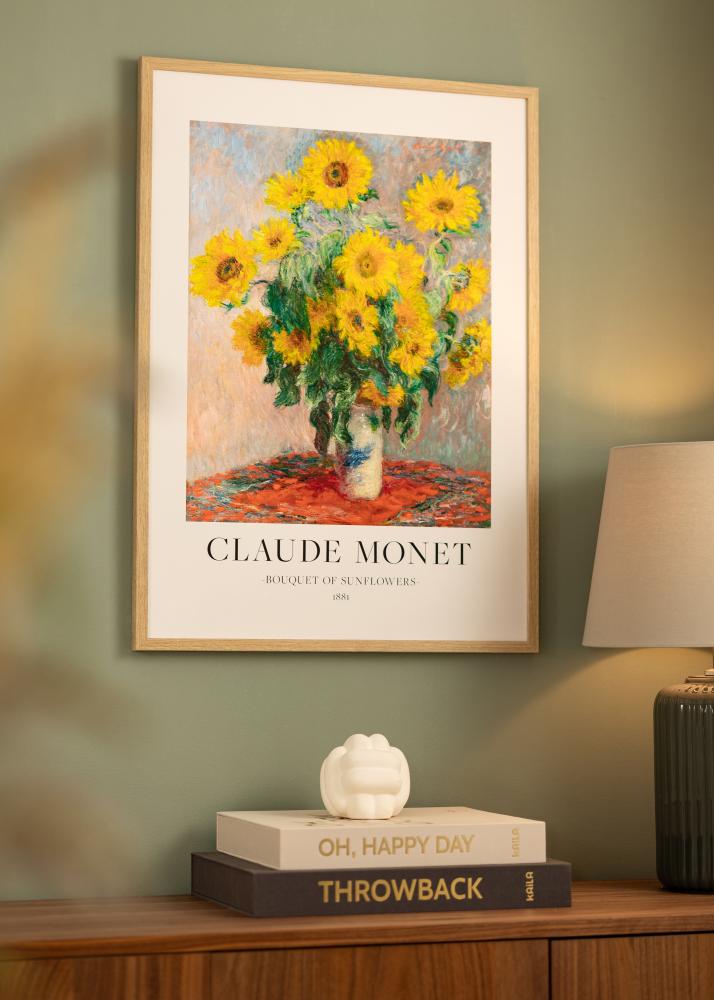 Okvir Ares priroda hrast 18x24 cm - Paspartui Bijela 13x17 cm