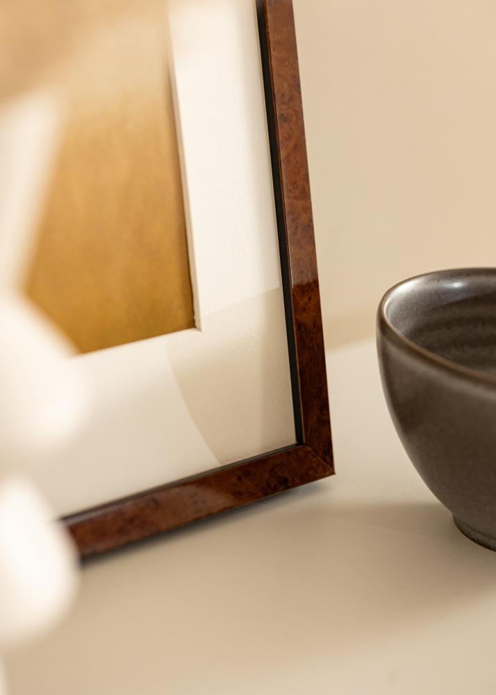 Okvir Ares orah 20x25 cm - paspartu Bijela 15x20 cm