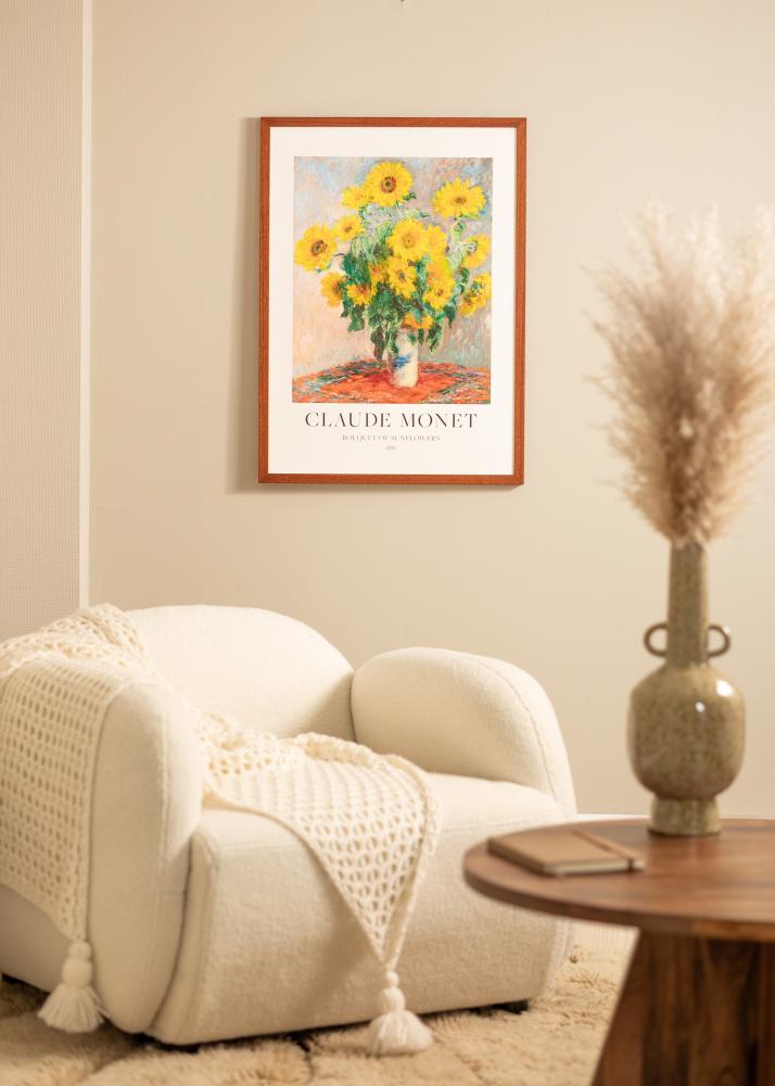 Okvir Hermes Trešnja 40x40 cm - Paspartui Bijela 27x27 cm