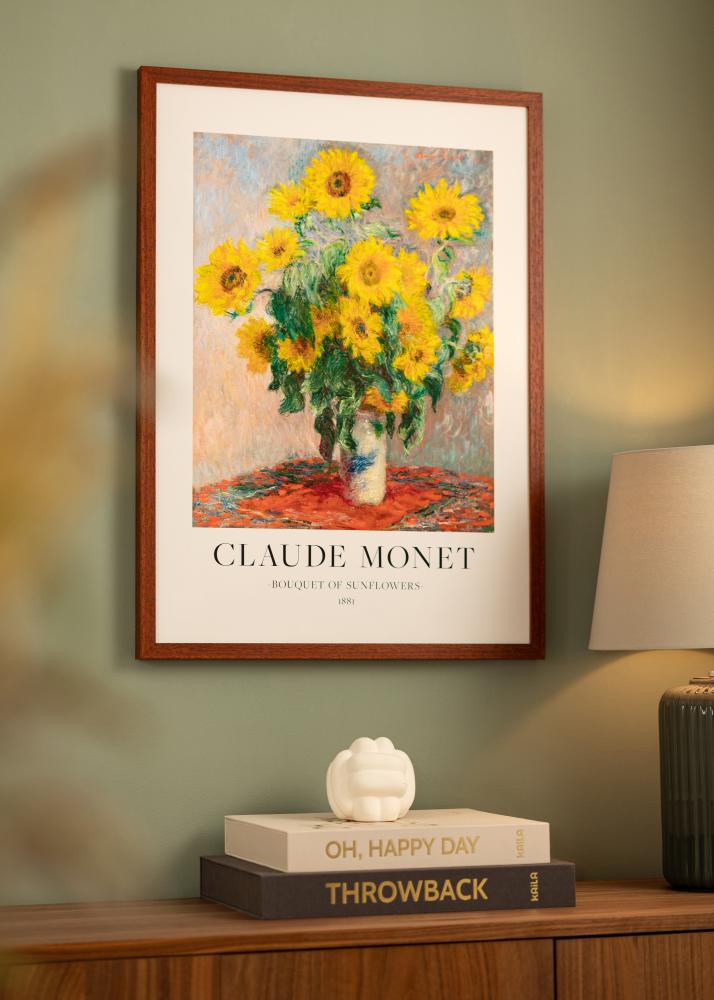 Okvir Hermes Trešnja 40x40 cm - Paspartui Bijela 27x27 cm