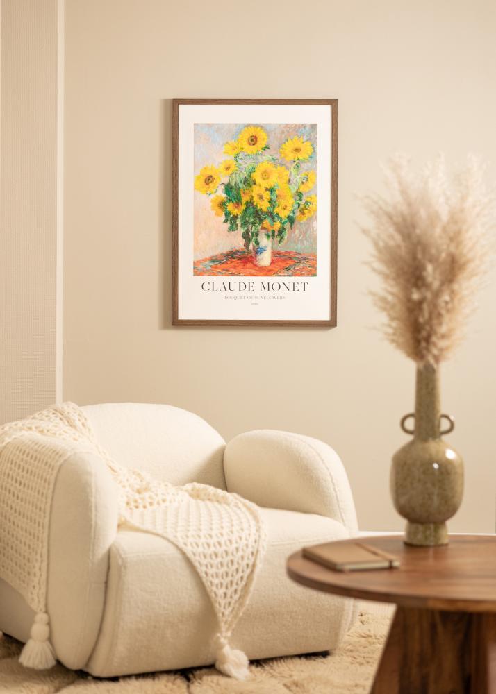 Okvir Hermes orah 70x90 cm - paspartu Bijela 55x70 cm