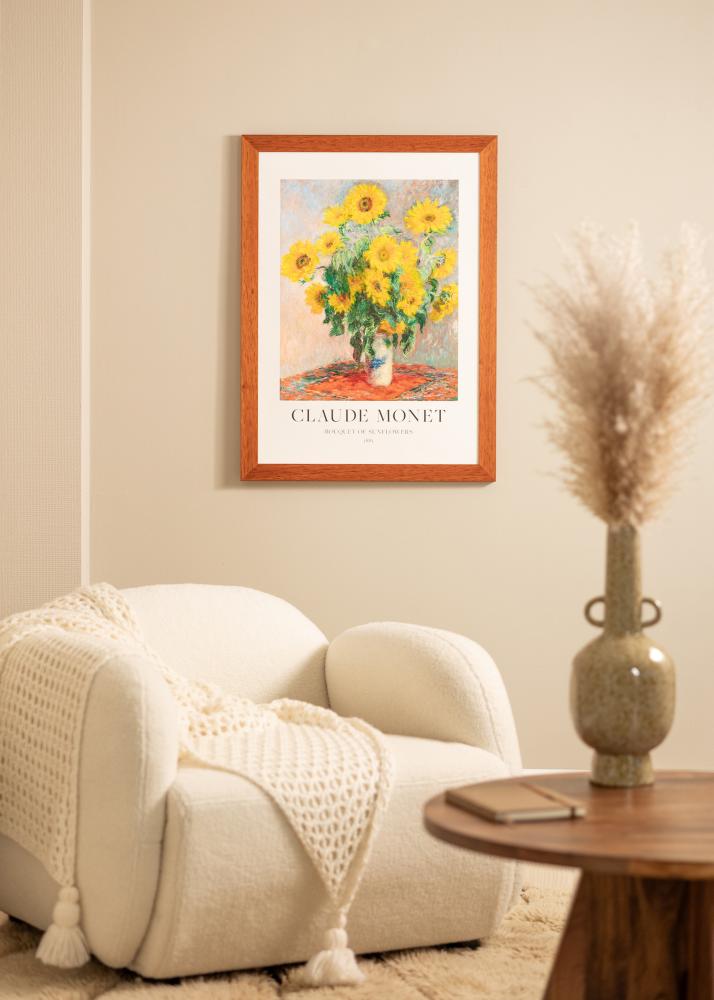 Okvir Juno Trešnja 28x35 cm - Paspartui Bijela 20x25 cm