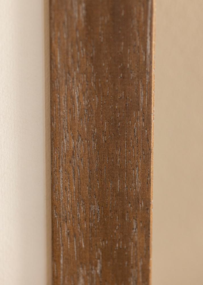 Okvir Juno sivi 40x50 cm - paspartu Bijela 11x15 inča