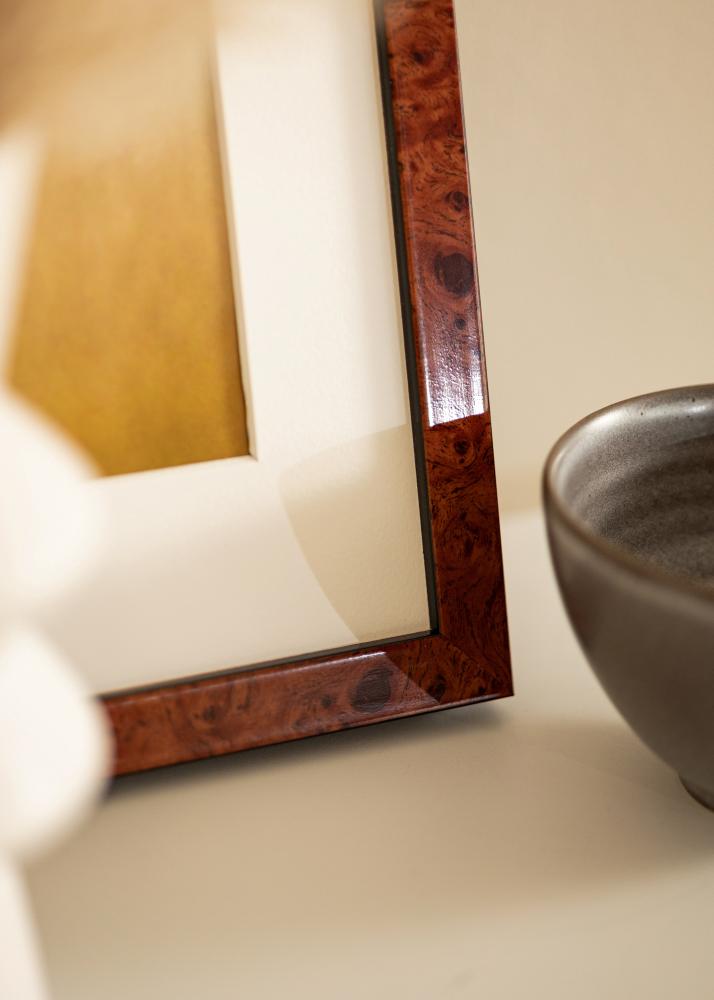 Okvir Hermes orah 60x80 cm - Paspartui Bijela 20x28 inča