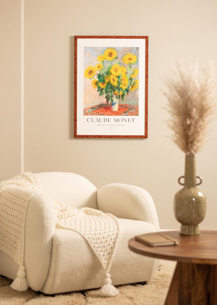 Okvir Hermes orah 60x80 cm - Paspartui Bijela 20x28 inča