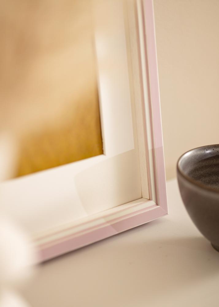 Okvir Diana ružičasta 20x30 cm - Paspartui Bijela 10x21 cm