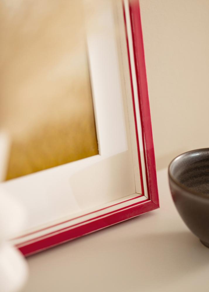 Okvir Diana crvena 45x60 cm - Paspartui Bijela 35x50 cm