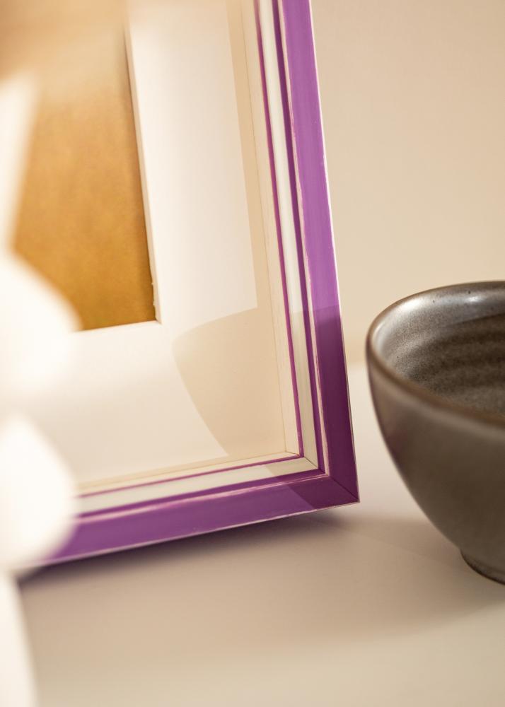 Okvir Diana ljubičasta 45x60 cm - Paspartui Bijela 13x18 inča