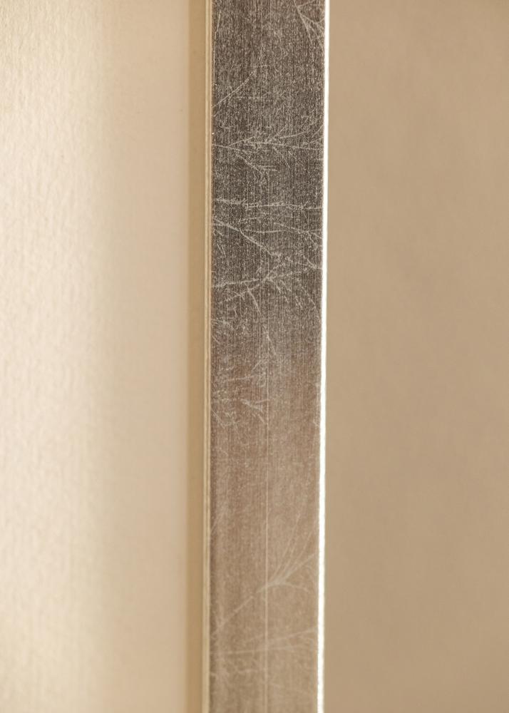 Okvir Minerva Srebro 30x40 cm - Paspartui Bijela 20x28 cm