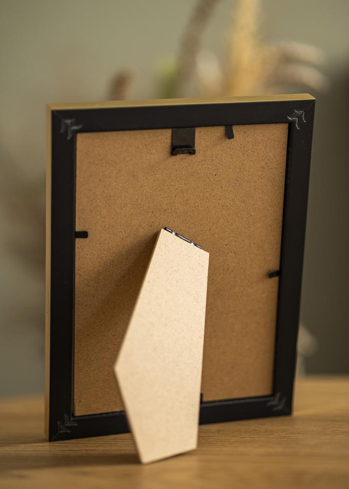 Okvir Gala Zlato 13x18 cm - Paspartui Bijela B7 88x125 mm