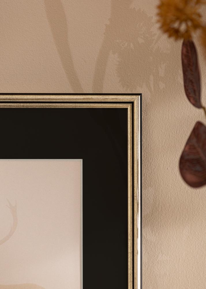 Okvir Horndal Srebro 60x60 cm - Paspartu Crno 50x50 cm