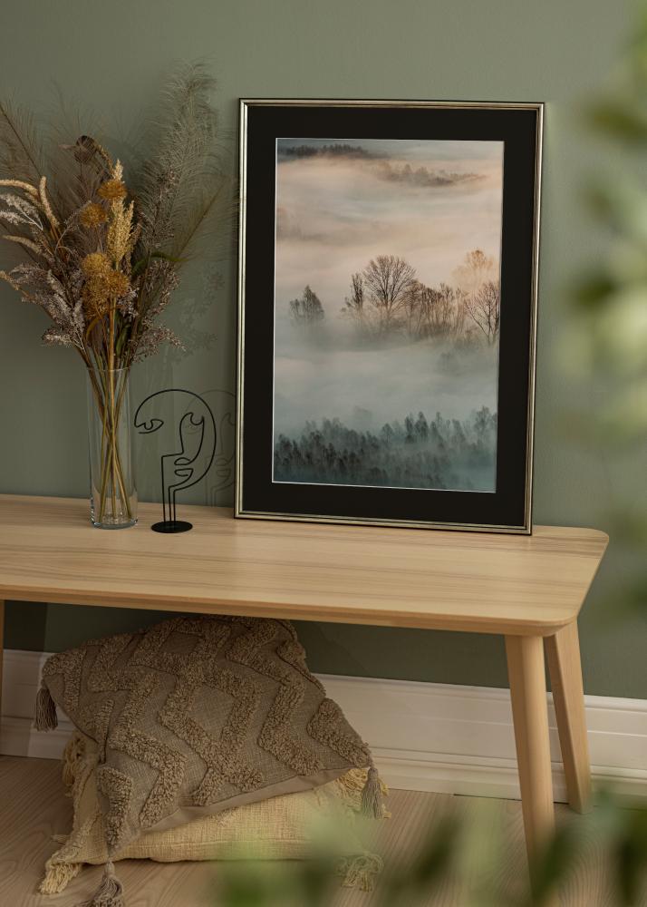 Okvir Horndal Srebro 60x60 cm - Paspartu Crno 50x50 cm