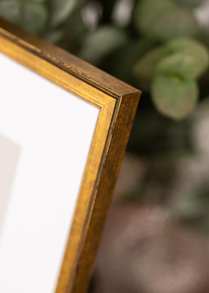 Okvir Ringa Akrilno staklo Zlatna 30x40 cm