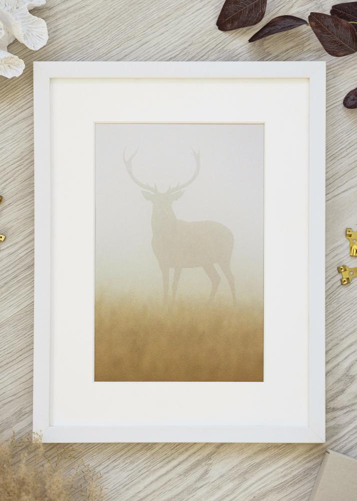 Okvir za sliku Bijeli Široki 40 x 50 cm