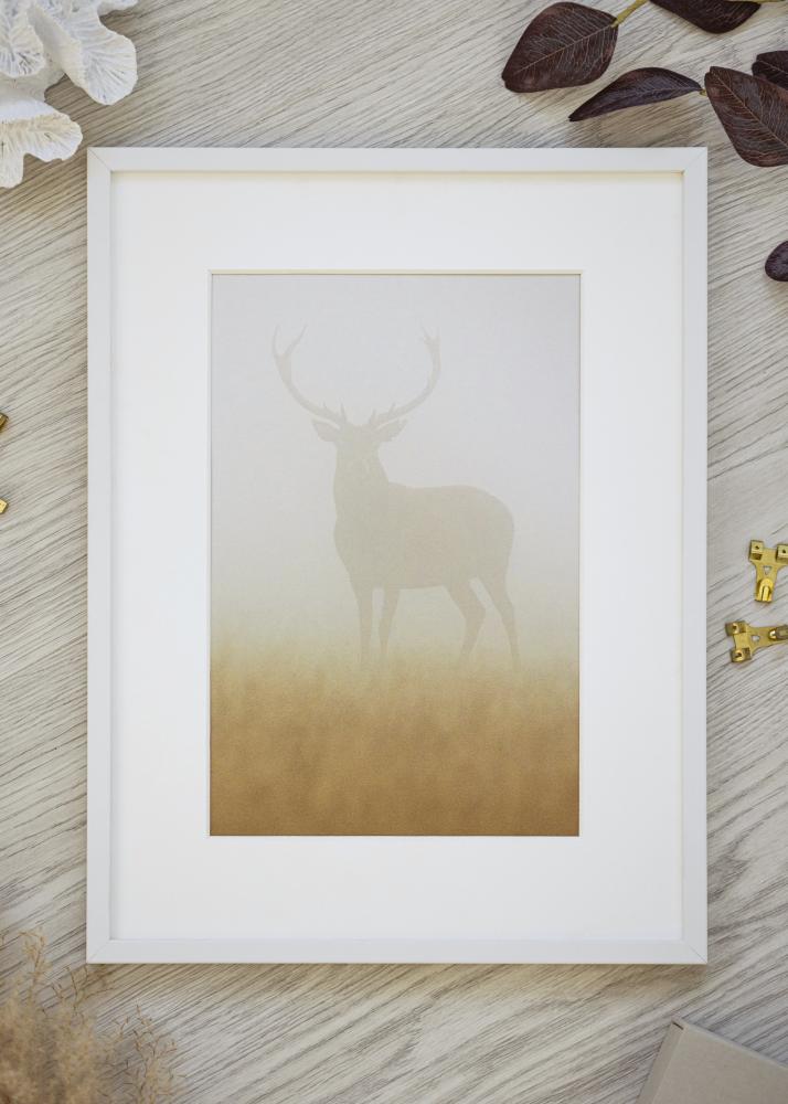 Okvir za sliku Bijeli Uski 30 x 40 cm