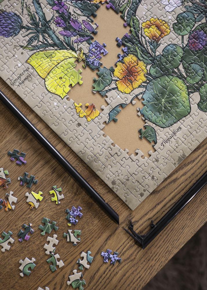 Okvir za slagalicu Crno 60x80 cm