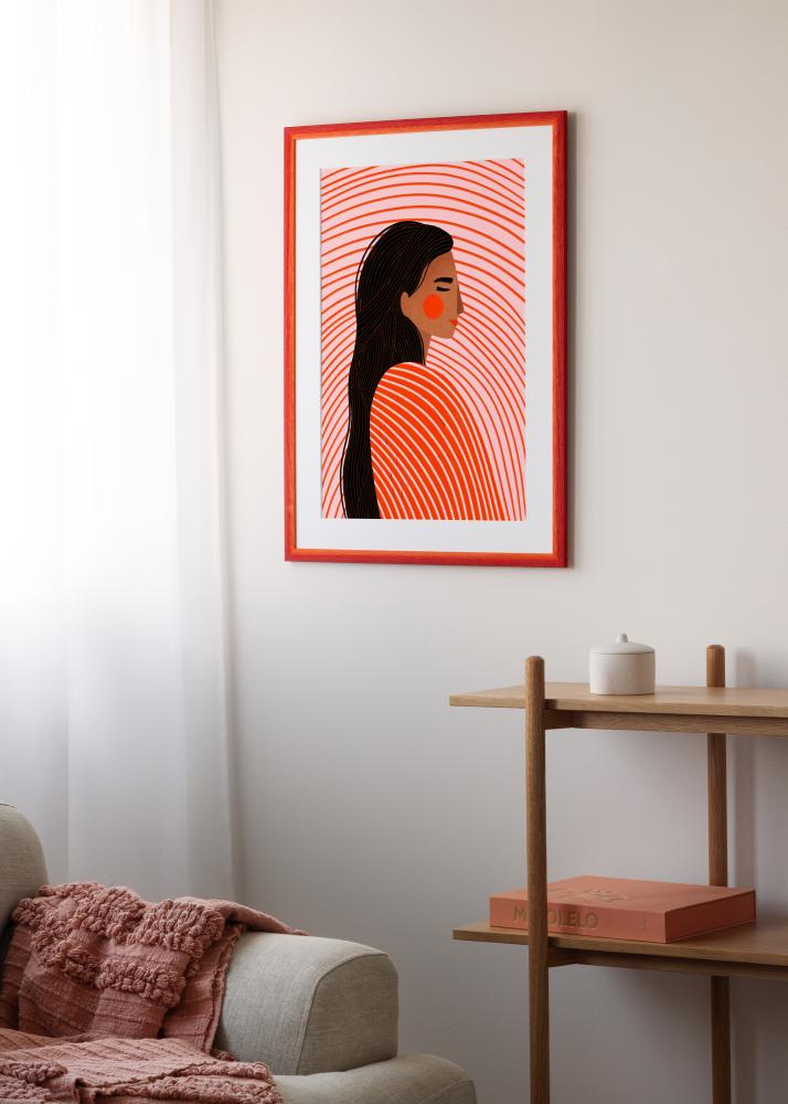 Okvir Cornwall Akrilno staklo Crvena 42x59,4 cm (A2)