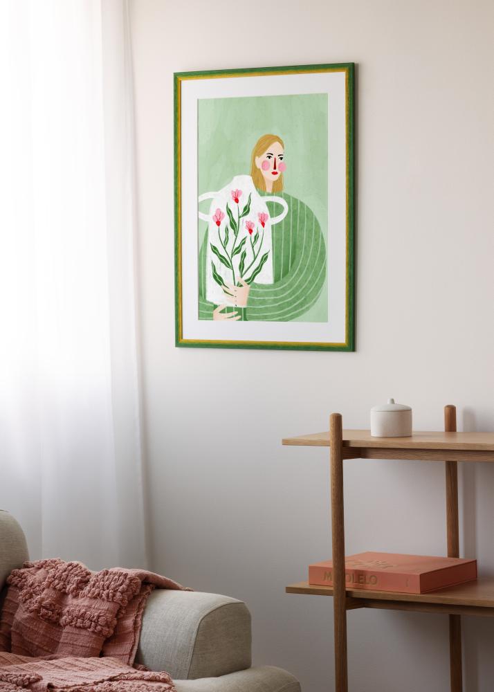 Okvir Cornwall Akrilno staklo Zeleni 30x30 cm