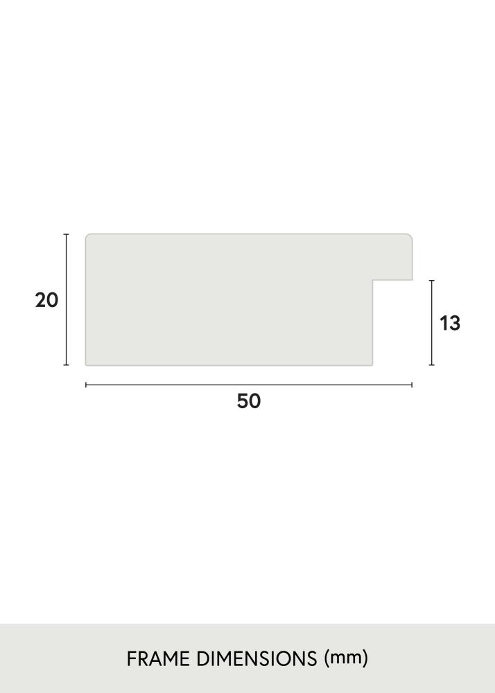 Okvir Pembrokeshire Akrilno staklo Hrast 40x40 cm