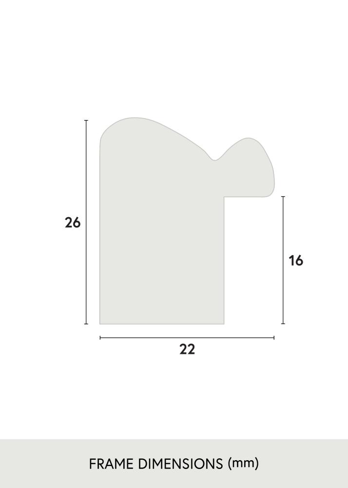 Okvir Canterbury Akrilno staklo Zelena 60x80 cm