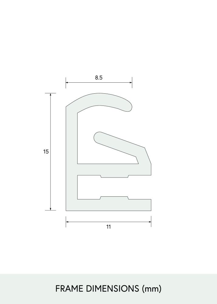 Okvir za slagalicu Crno 60x80 cm