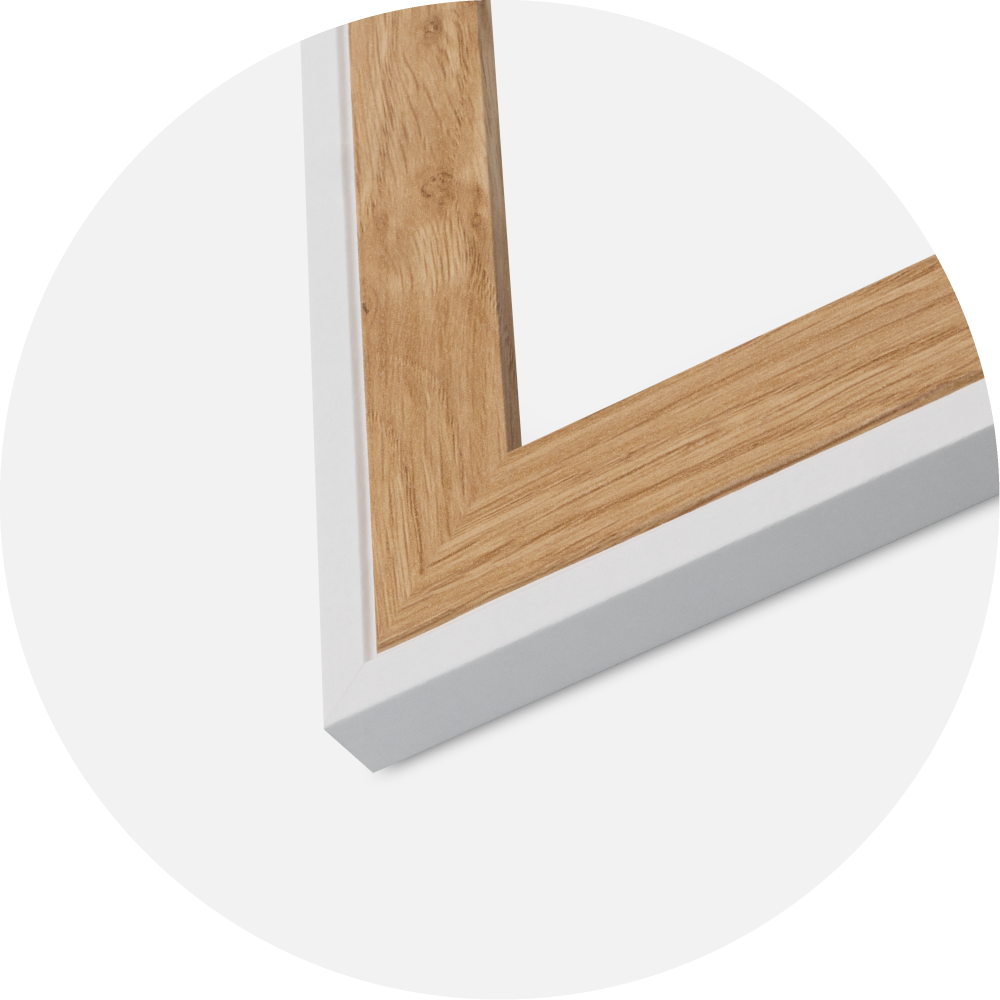 Okvir Clearline Akrilno staklo Bijela 21x29.7 cm (A4)