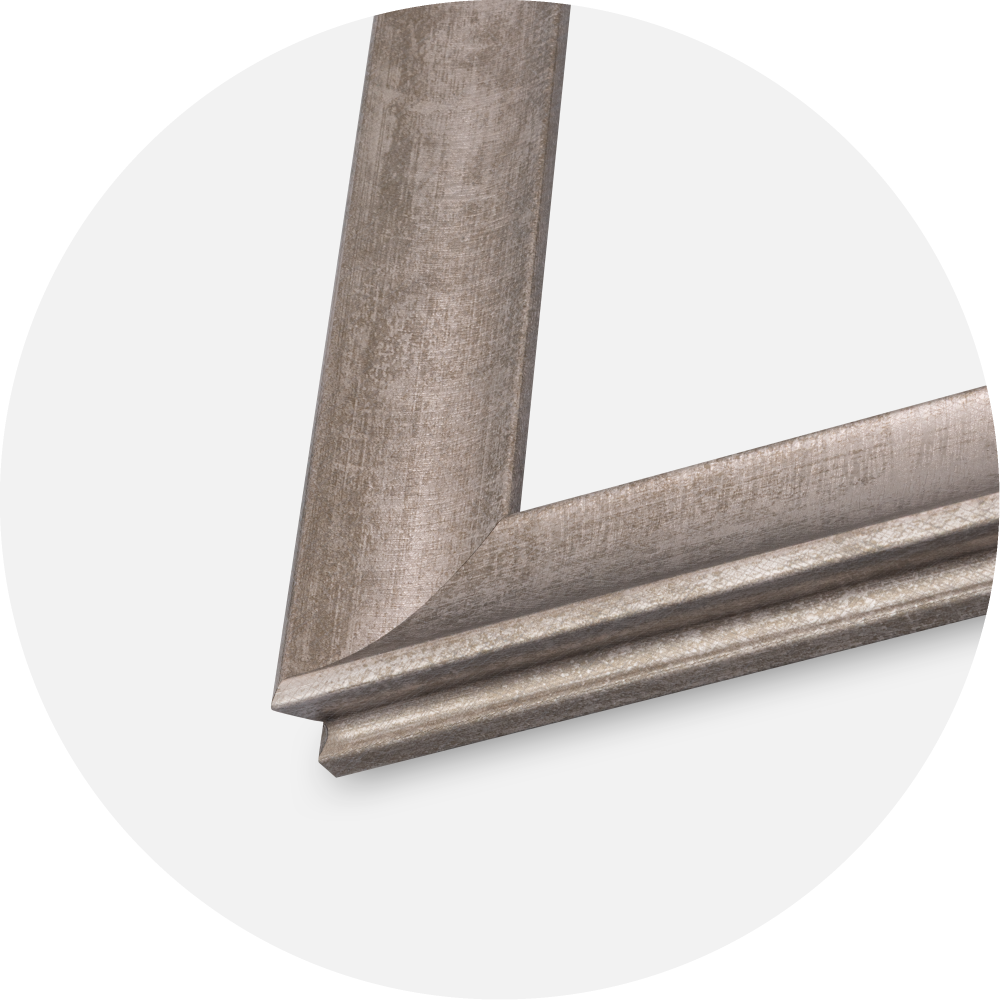 Okvir Conca Akrilno staklo Srebrni 21x29,7 cm (A4)