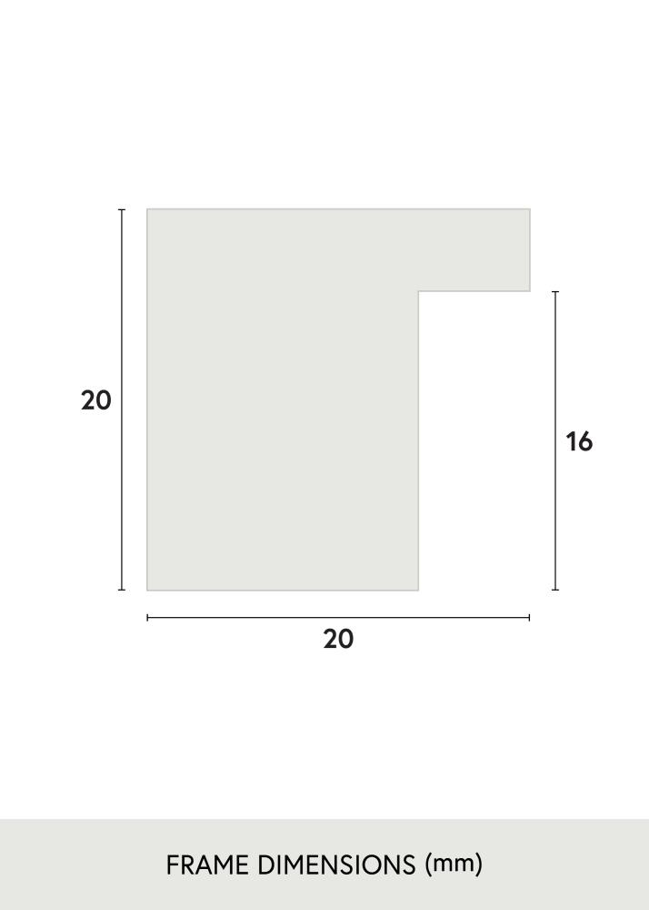 Okvir Salisbury Akrilno staklo Hrast 60x80 cm