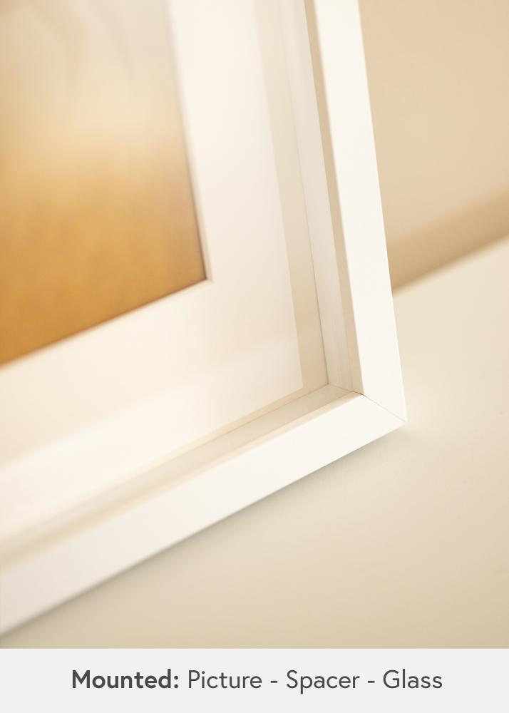 BGA okvir kutije Bijela 50x70 cm - Paspartui Bijela 40x60 cm