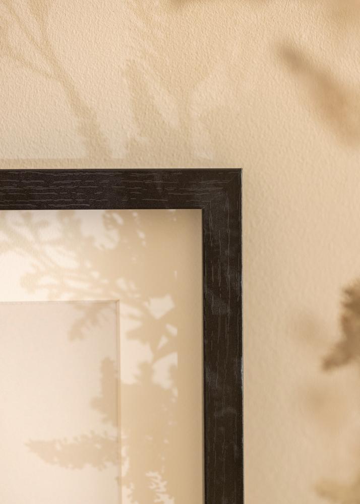 BGA okvir kutije crna 30x45 cm - Paspartui Bijela 8x14 inča