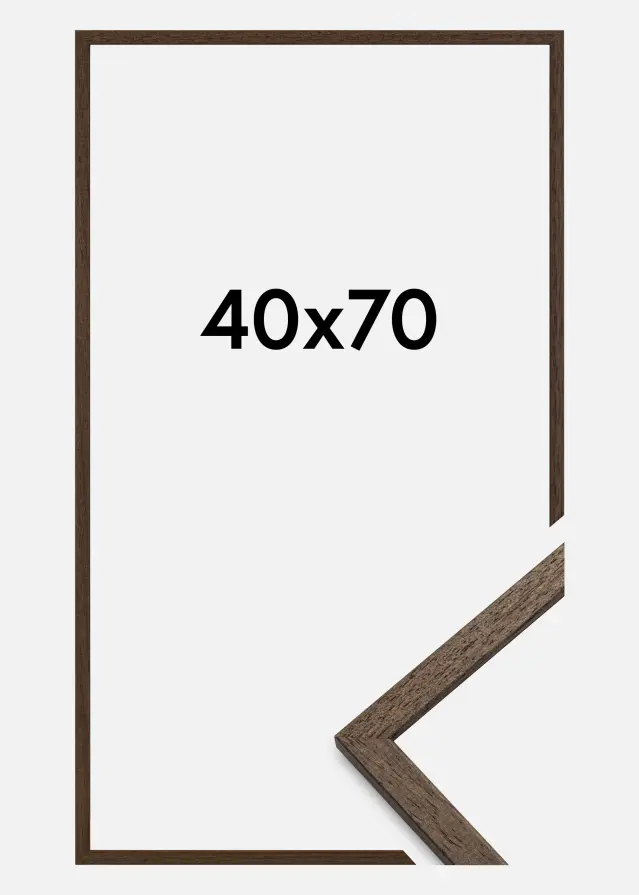 Okvir Edsbyn Akrilno staklo Orah 40x70 cm