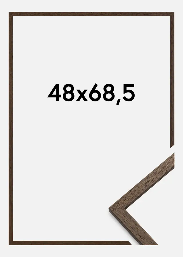 Okvir Edsbyn Akrilno staklo Orah 48x68,5 cm