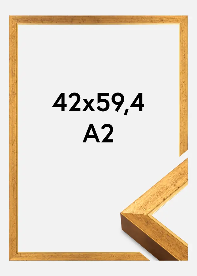 Okvir Brema Akrylno staklo Zlatna 42x59,4 cm (A2)