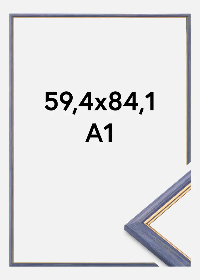 Okvir Claudia Akrylno staklo Plava 59,4x84,1 cm (A1)