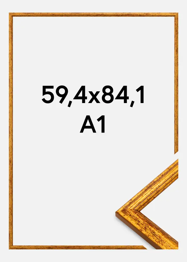Okvir Claudia Akrilno staklo Zlato 59,4x84,1 cm (A1)