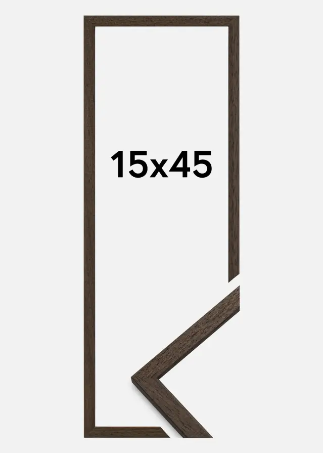Okvir Edsbyn Akrilno staklo Orah 15x45 cm