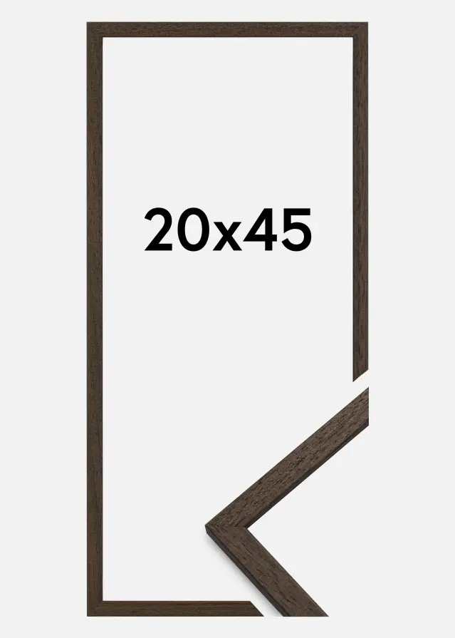 Okvir Edsbyn Akrilno staklo Orah 20x45 cm