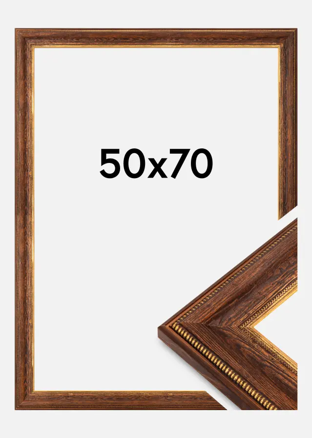 Okvir Fabriano Akrilno staklo Smeđa 50x70 cm