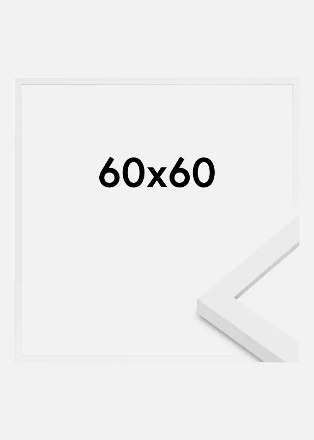 Okvir Modern Akrilno staklo Bijelo 60x60 cm