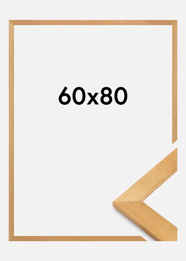 Okvir Sandra Akrilno staklo Masivni hrast 60x80 cm
