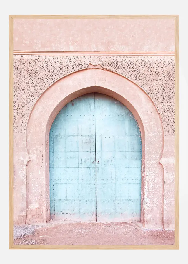 Turquoise Door Plakat