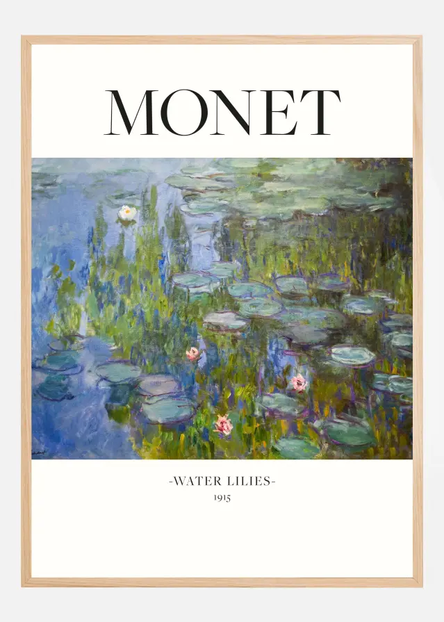 Water Lilies 1915 Plakat