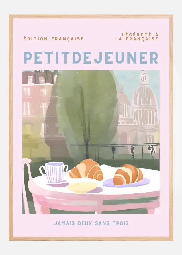 Petit Dejeuner Plakat