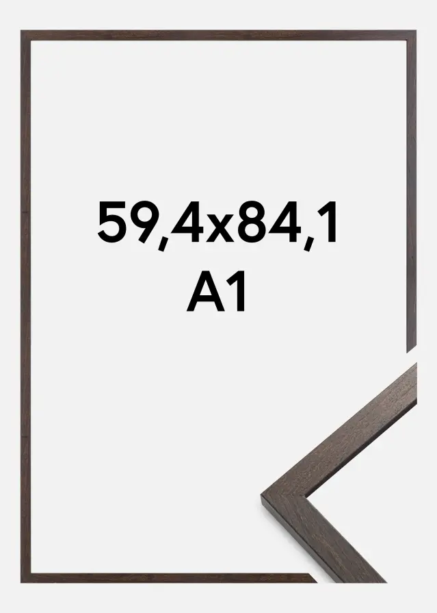 Okvir Trendy Akrilno Staklo Orah 59,4x84,1 cm (A1)