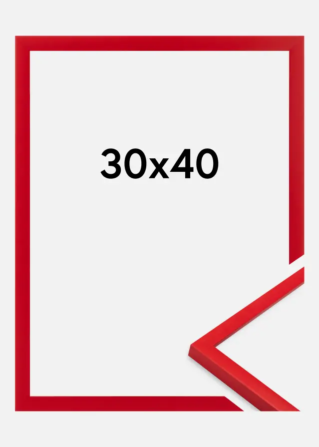 Okvir Kent Akrilno staklo Crvena 30x40 cm
