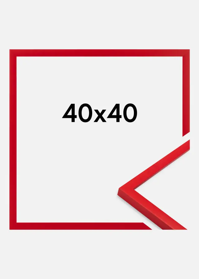 Okvir Kent Akrilno staklo Crvena 40x40 cm