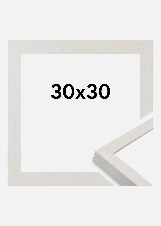 Okvir Wells Akrilno staklo Bijela 30x30 cm