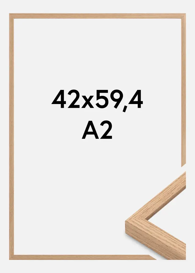Okvir za sliku Hrast Uski 42 x 59,4 cm (A2)